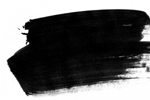 创意毛笔笔触黑色高清PNG透明装饰素材免费下载