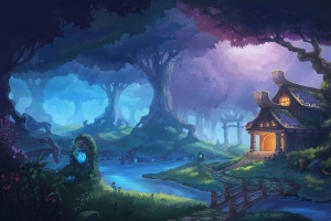 魔兽世界森林游戏风景 4K高清壁纸3840x2160免费下载