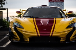  mclaren p1 gtr mclaren p1 mclarren 跑车 正面 4k壁纸 3840x2160