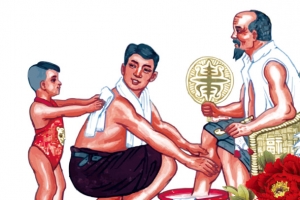 百善孝为先漫画动画素材
