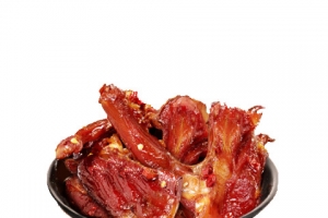 武鸭脖麻辣甜辣锁骨卤味鸭肉小吃