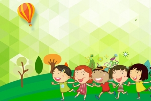 环保绿色童趣banner