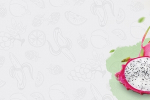 火龙果简约灰色banner