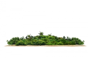 绿色海岛海南岛屿