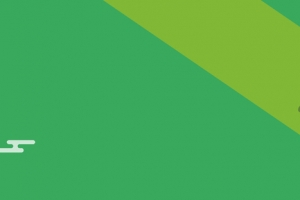卡通赛马比赛绿色banner
