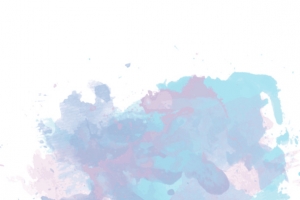 彩色泼墨画png