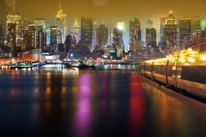科幻酷炫城市夜景banner