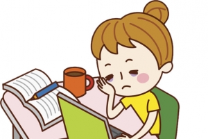 加班的女人场景图