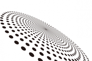 矢量插画元素波点45°