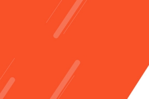 简约几何橘色banner
