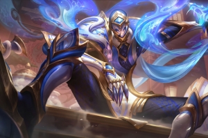 lol英雄联盟 青花瓷 烬 8K游戏壁纸 7680x4320