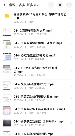 拼多多2.0运营秘籍，猫课专业指导，助你掌握运营精髓