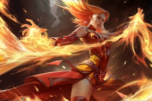 DOTA2火女4k壁纸