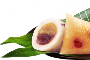 蛋黄浓香粽子食物