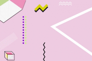 孟菲斯风格几何系列banner