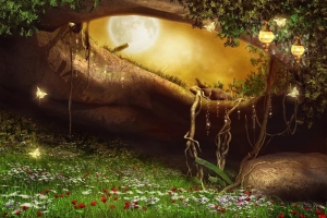 梦幻森林背景