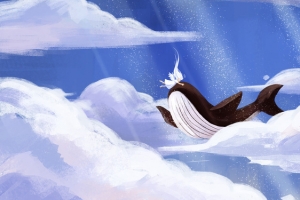 天使和鲸鱼banner