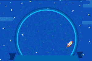 探索宇宙奥秘扁平化风格