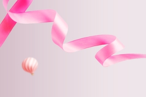 新款口红上市大促简约粉色banner
