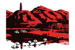 红色革命主题背景