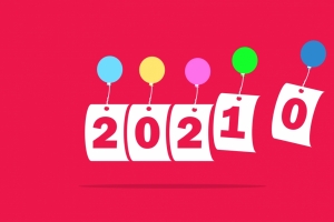 happy new year 2021年新年快乐4k壁纸