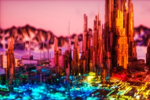 结构 3d 彩色 明亮 背光 4k壁纸 3840x2160