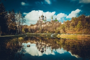 欧美自然风光海报背景