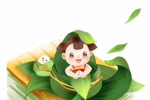 可爱粽子形象设计