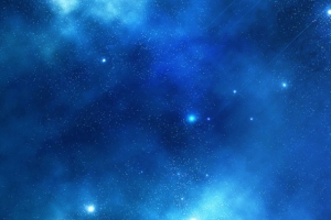 蓝色星空星光七夕情人节海报背景