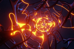 3840x2160 线条 曲线 光线 抽象 3d壁纸 背景