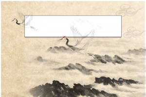 中国风背景促销主图