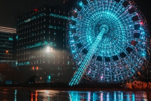 景点 照明 灯光 城市灯光 夜间 4k壁纸 3840x2160