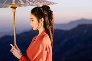 美女 唯美 古风 伞 古装 美女 高清 平板 电脑 壁纸
