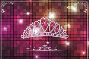 绚丽皇冠妇女节背景素材