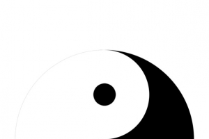 免抠八卦黑白图