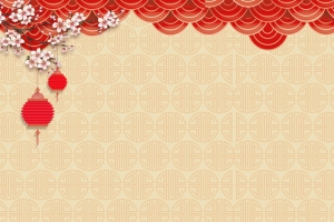 新年元宵节日氛围中国风海报banner