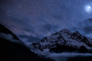 夜晚星空背景图