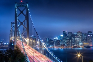 城市夜景背景图