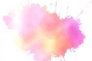 创意合成渐变色彩喷溅效果