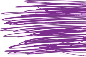 紫色彩铅笔刷涂鸦手绘矢量图