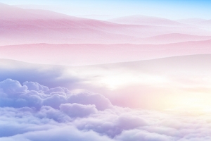梦幻天空云朵背景
