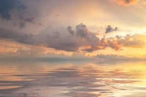 黄昏海景