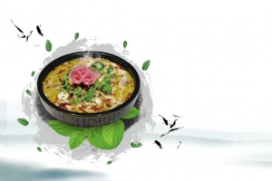 中国风中华味道美食酸菜鱼
