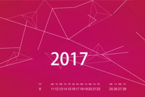 矢量日历2017年9月