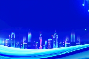 蓝色背景