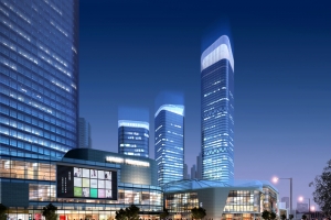 城市夜景摄影图背景