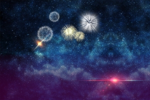 蓝色星空