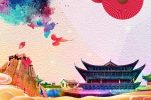 五一劳动节黄金周旅游中国风banner