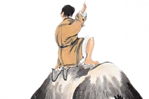 水墨清明牧童