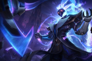 英雄联盟LOL 魂锁典狱长 未来战士 锤石8K壁纸7680x4320